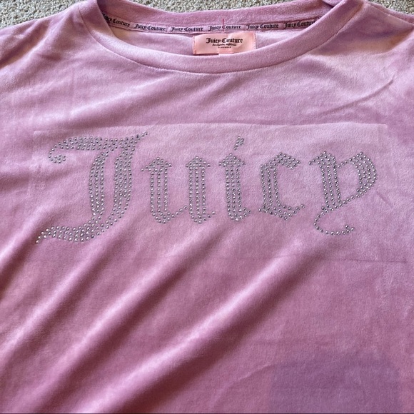 Juicy Couture Sweatshirt Sz L Violet - Picture 3 of 6